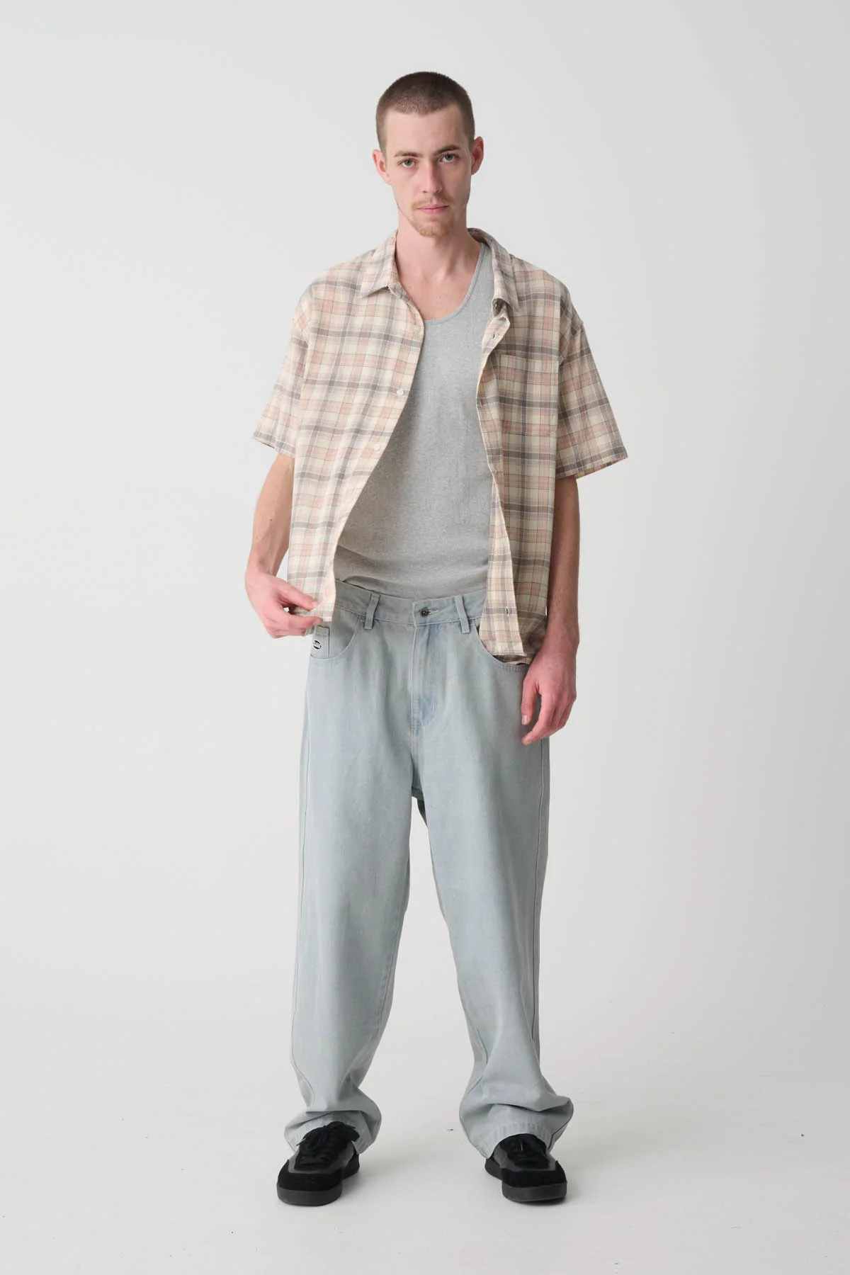 WASH SHIRT - BROWN - Image 5